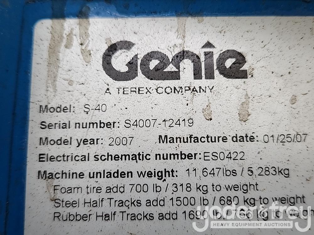 2007 Genie S40