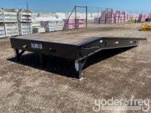 20' x 101" Loading Ramp, 12" I Beam Frame, Lumber Floor, 17' Angled Ramp, 3' Flat Surface, 3 10K Adj