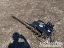 Unused 2024 Hedge Trimer to suit 1-2 Ton Mini Excavator, Pin Diameter 1"