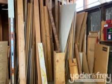 Large Selection of Various Plywood Including 3/4" Cherry Pinewood Sheets