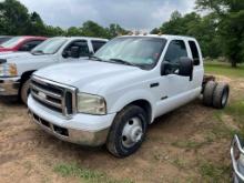 2005 FORD F350 CAB & CHASSIS, 264,363mi,  DIESEL, AUTO, EXTENDED CAB, DRW,