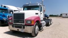 2013 MACK CHU613 DAY CAB TRACTOR TRUCK, 445176 MILES  MP8 DIESEL, EATON 10S
