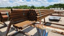 POSTS,  NEW, (37) 2 7/8", 1/4 THICKNESS, 503' TOTAL FEET, AS IS WHERE IS C#