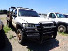 2004 GMC 3500 FLATBED TRUCK, n/a+ mi,  DURAMAX DIESEL, AUTOMATIC, PS, AC, D