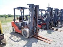 2022 HELI CPYD30-KU1H FORKLIFT, 1518(+/-)hrs  3 STAGE MAST, OROPS, PROPANE
