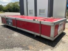 UNUSED CHERY SINGLE TRUSS CONTAINER SHELTER MODEL C2020, APPROX 20FT...W x 20FT L GREATER SEAM ST...