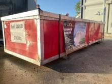 UNUSED CHERY SINGLE TRUSS STORAGE SHELTER MODEL S203012R, APPROX 20FT W x 30FT L x 12FT H, GREATE...