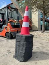 ( 25 ) SAFETY TRAFFIC CONES ( PLEASE NOTE STOCK PHOTO USED )