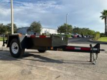 2018 ZIERKE BUILT 120 GALLON FUEL TRAILER, GVWR 6000LBS