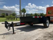 2018 ZIERKE BUILT 120 GALLON FUEL TRAILER, GVWR 6000LBS, ELECTRIC BRAKES