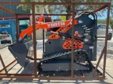 UNUSED 2024 AGT MINI SKID STEER LOADER MODEL YSRT14, GAS POWERED, RUBBER TRACKS, BUCKET APPROX 38...