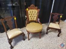 Three chairs