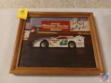Mark Wyman signed picture in frame