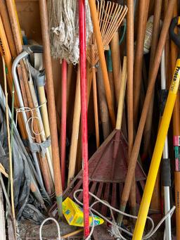 Garage Long Handle Tool Lot