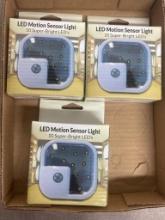 Group of 3 LED Motion Sensor Lights
