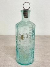 Antique Moses Atwood's Jaundice Bitters Embossed Bottle