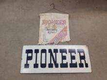 Pioneer Seed Corn Sign and Bag