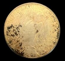 1928 Peace Dollar--No Mint Mark Visible