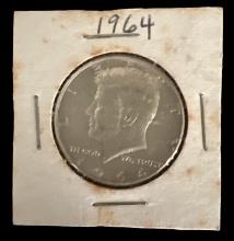 1964 Kennedy Half Dollar, No Mint Mark