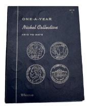 (15 Nickels in Whitman Coin Folder:  1928, 1935,
