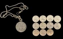 Bicentennial Medallion on Chain, (3) B