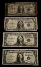 (4) 1935 $1 Silver Certificates (Do Not Have "In
