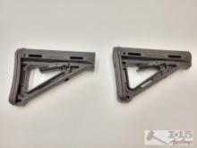 (2) Magpul MOE AR-15/M16 Carbine Mil-Spec Stock