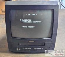 Symponic TV with VHS Player