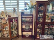 Crystal Glass Pieces and Display Unit