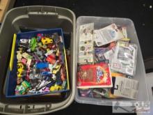 (2) Totes of Toy Cars