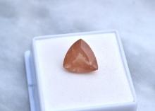 5.46 Carat Trillion Cut Sunstone