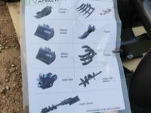 2024 Unused MIVA Mini Excavator Attachment Set of (9)