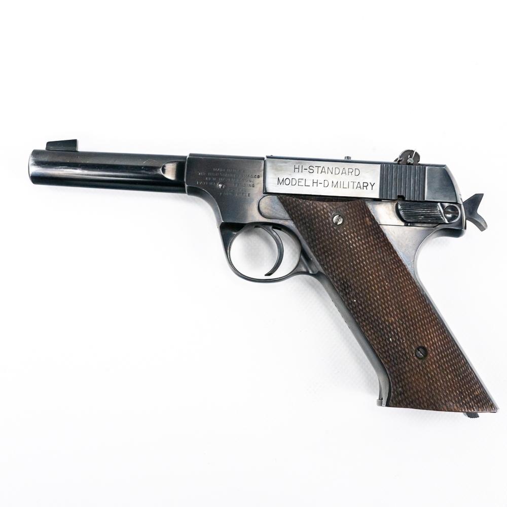 HiStandard H-D Military 22lr 4.5" Pistol (C)186603