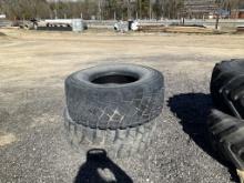 (2)445/65R22.5 TIRES