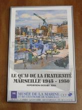Marseille Marina poster