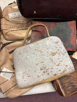 Nice lot of wallets purses wallet purses Crossbody purses genuine leather and hide