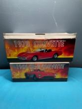 2 collectible Corvette cars 1956 and 1970