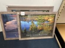 Great Lakes framed artwork