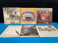 Four Beatles albums, Paul McCartney songbook, McCartney, and wings songbook