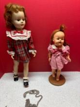 vintage dolls who walk and their heads move