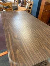 (2) 4 foot folding table particleboard