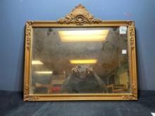 antique gilt framed mirror 28.5 x 20?
