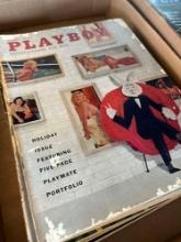 1958 Playboy magazines, 12 issues complete