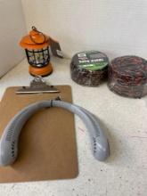 truck rope, neck fan, tire repair kits, change purses, keychains and more