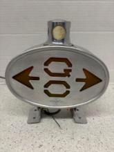 ANTIQUE AUTO model T Ford era GO-LIGHT traffic signal, signals your direction