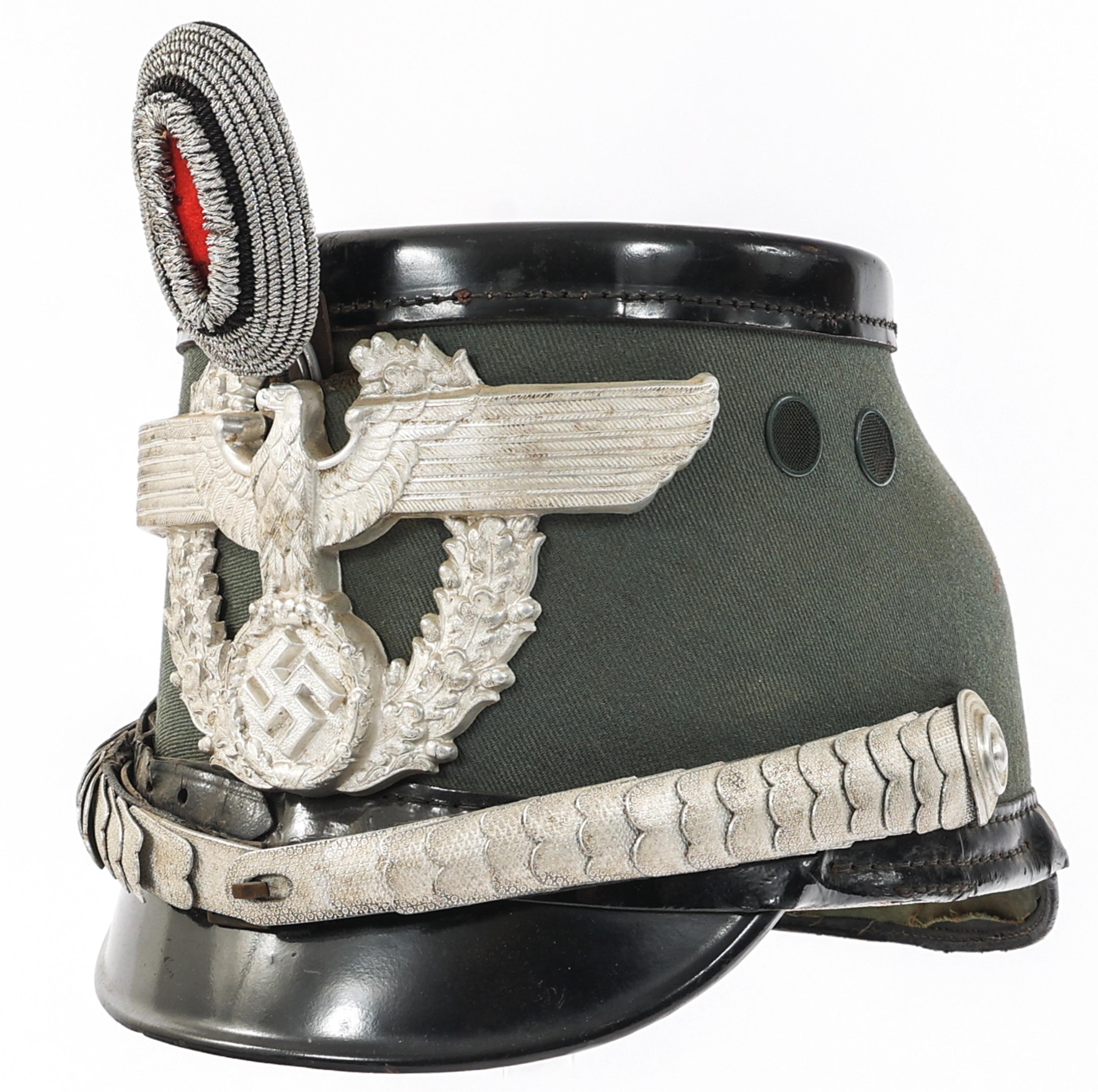 WWII GERMAN MUNICIPAL POLICE OFFICER SHAKO