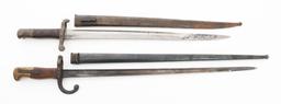 19th C. FRENCH & PORTUGUESE BAYONETS & SCABBARDS