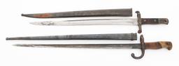 19th C. FRENCH & PORTUGUESE BAYONETS & SCABBARDS