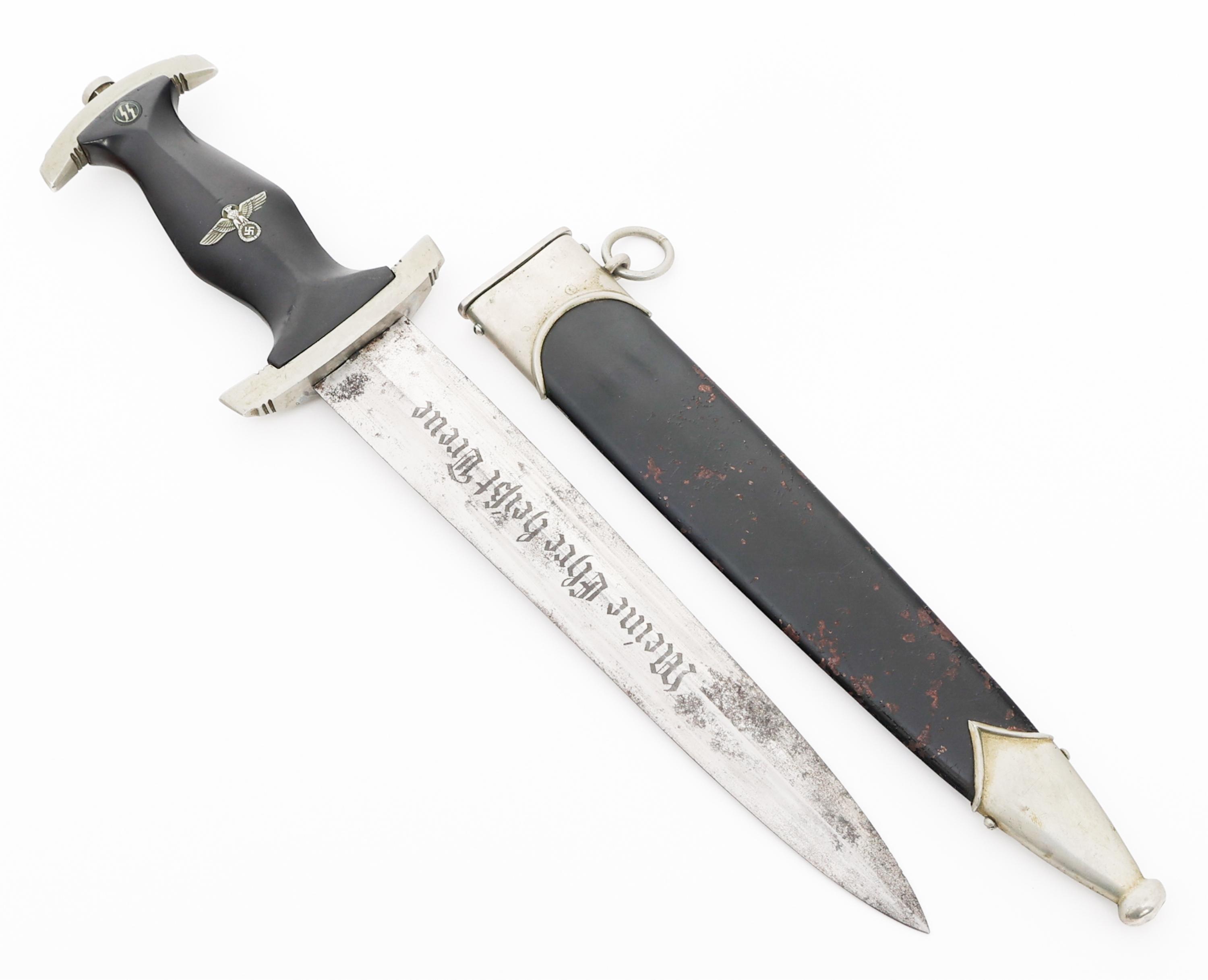 WWII GERMAN MODEL 1933 SS EM DAGGER by RZM 188/35