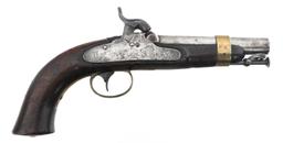 1844 N.P. AMES 1842 .54 CAL NAVY PERCUSSION PISTOL